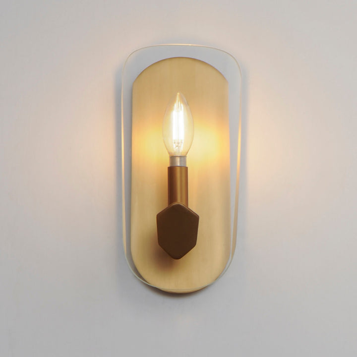 Maxim - 32351CLNAB - One Light Wall Sconce - Armory - Natural Aged Brass