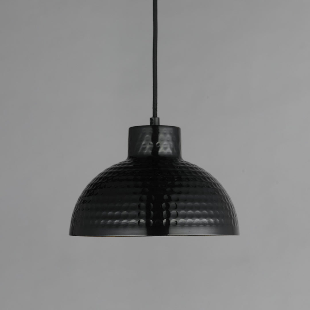 Maxim - 35142BKACP - One Light Pendant - Rockport - Black / Antique Copper