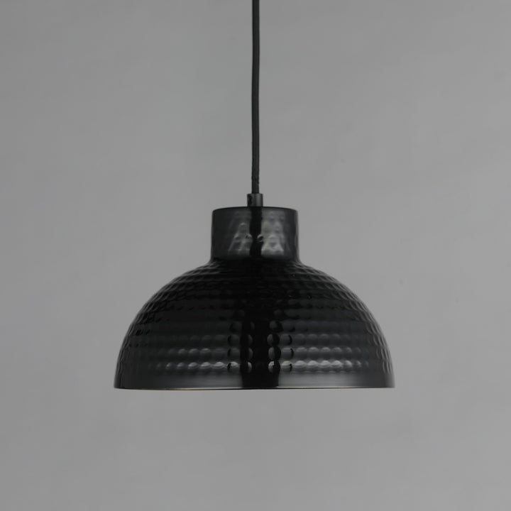 Maxim - 35142BKACP - One Light Pendant - Rockport - Black / Antique Copper