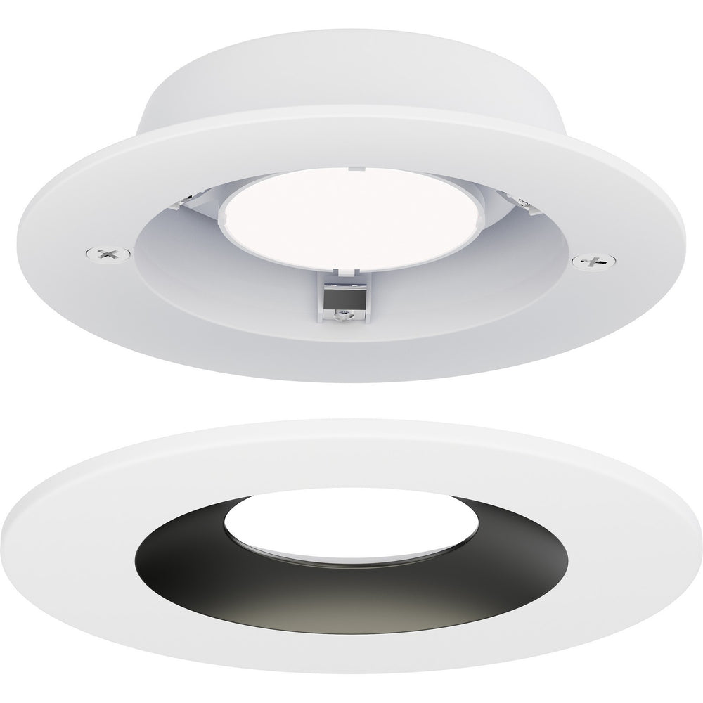 Maxim - 87664WTBK - LED Recessed DownLight - Crisp - White / Black
