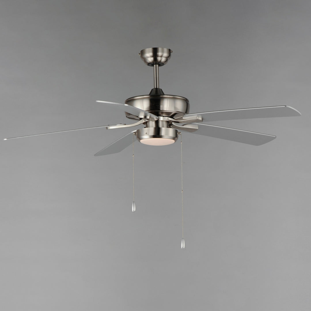 Maxim - 88937SN - 52" Ceiling Fan - Super-Max - Satin Nickel