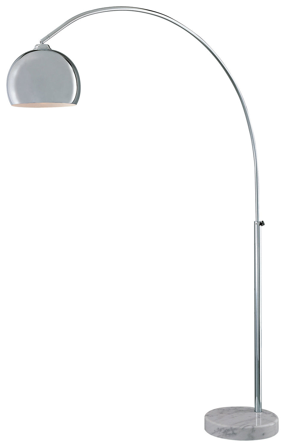 George's Reading Room LED Floor Lamp in Chrome - available from The Lighting Shoppe, trusted by Canadian homeowners