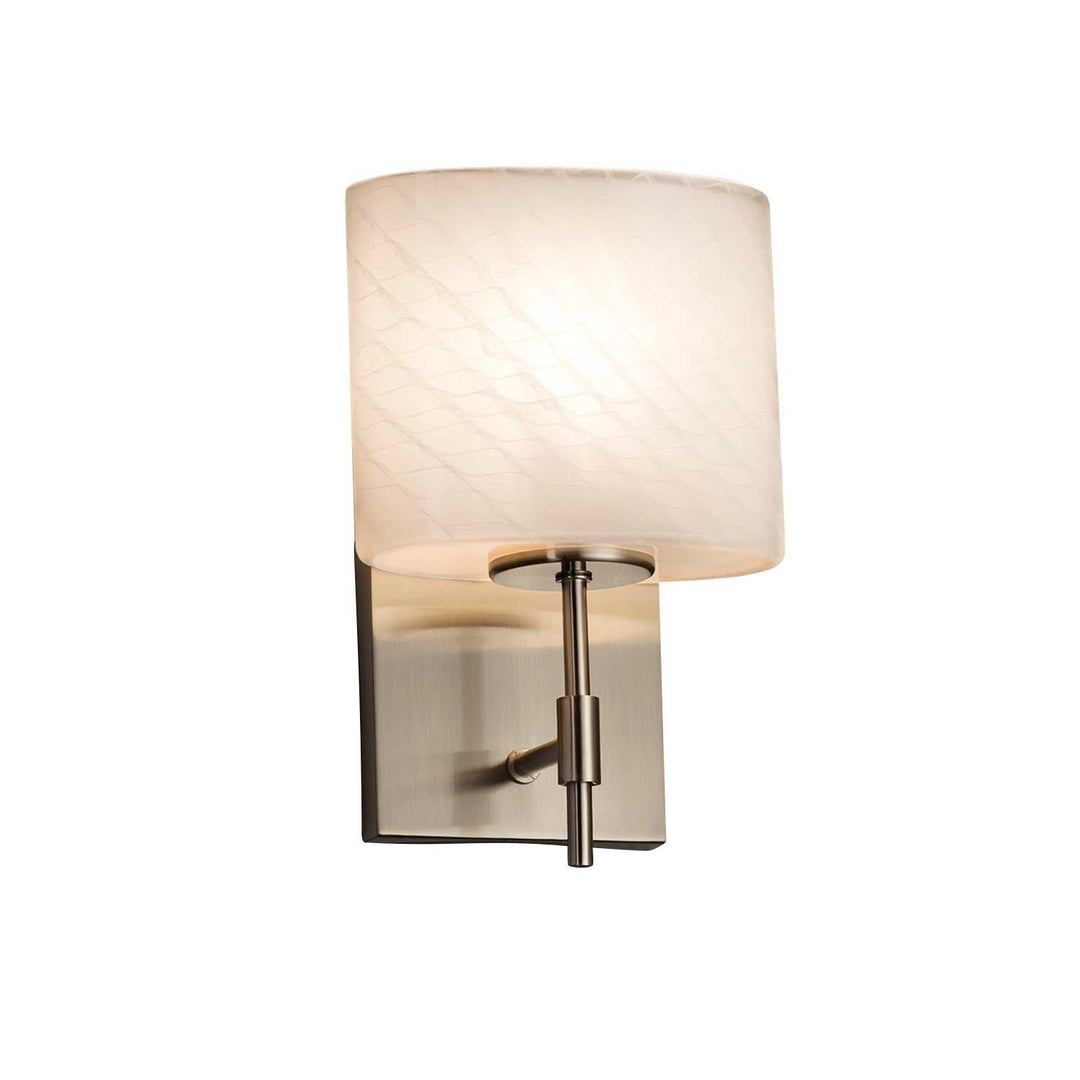 Fusion LED Wall Sconce in Brushed Nickel Justice Designs