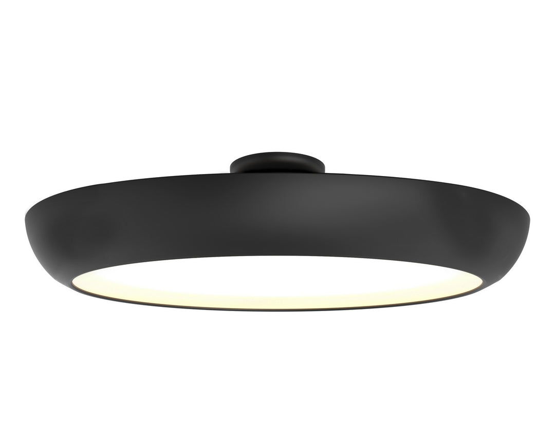Antares LED Semi-Flush Mount in Ebony - available from The Lighting Shoppe, trusted by Canadian homeowners