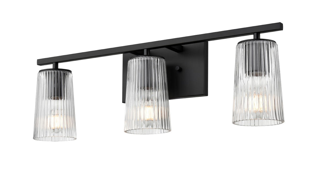 Lasalle Three Light Vanity in Ebony - available from The Lighting Shoppe, trusted by Canadian homeowners