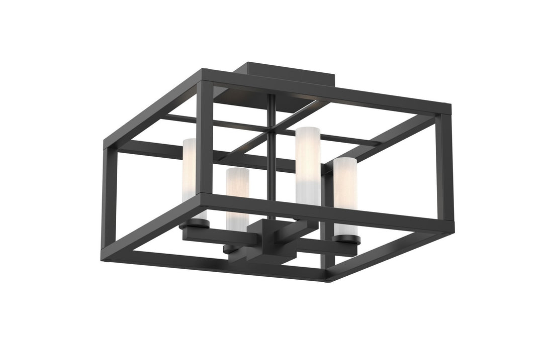 DVI Canada - DVP28112EB-OP - Four Light Semi-Flush Mount - Sambre - Ebony w/Opal Glass