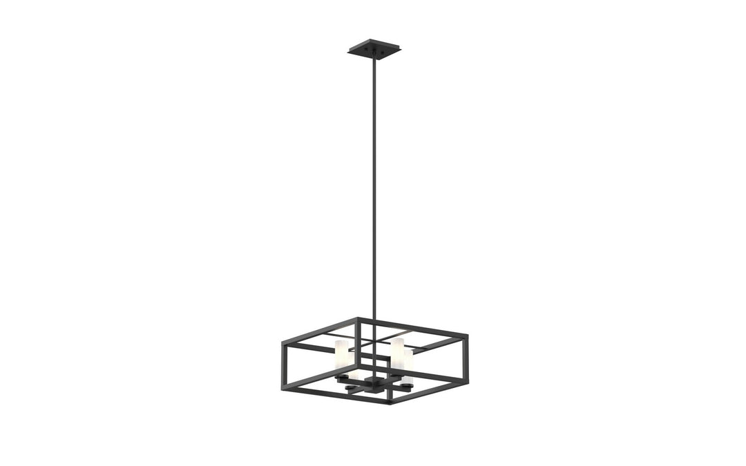 DVI Canada - DVP28120EB-OP - Four Light Pendant - Sambre - Ebony w/Opal Glass