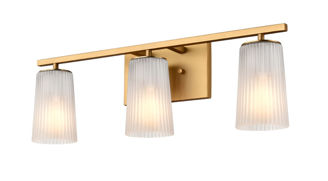 DVI Canada - DVP31343BR-RICE - Three Light Vanity - Luca - Brass