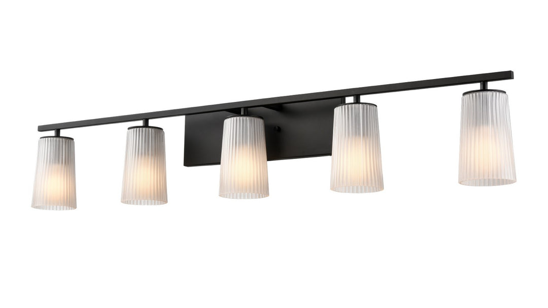 DVI Canada - DVP31355EB-RICE - Five Light Vanity - Luca - Ebony