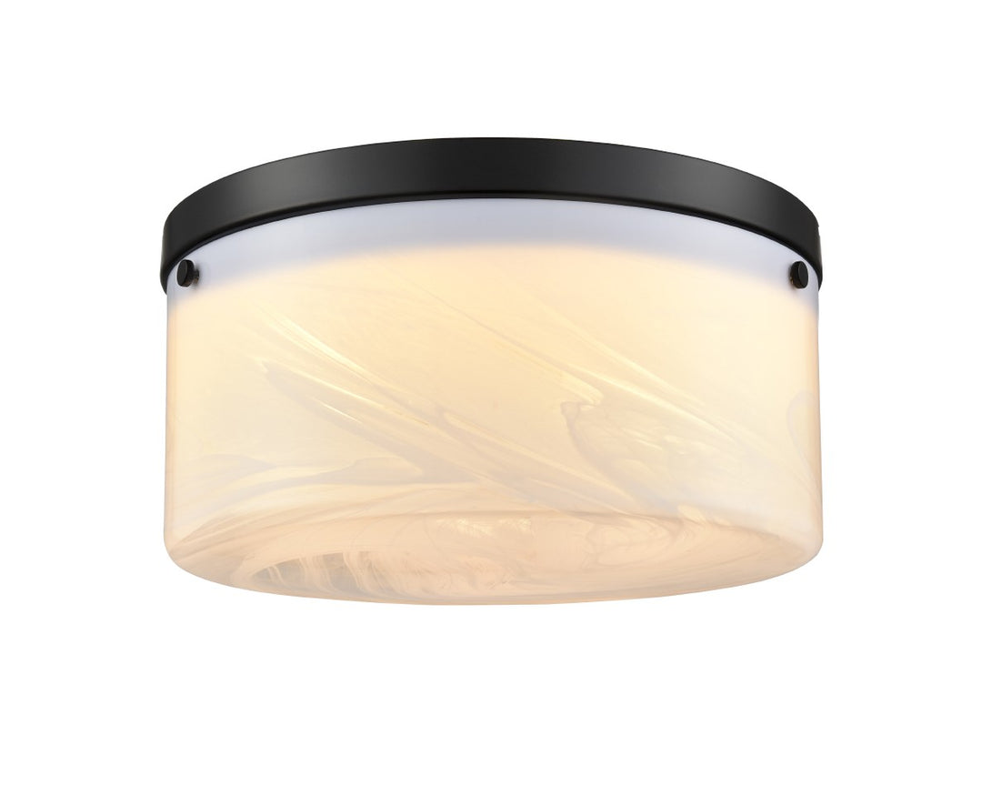 DVI Canada - DVP32128EB-MS - Three Light Flush Mount - Bessemer - Ebony