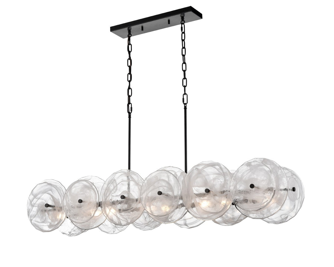 DVI Canada - DVP36502EB-MS - Eight Light Linear Pendant - Carousel - Ebony
