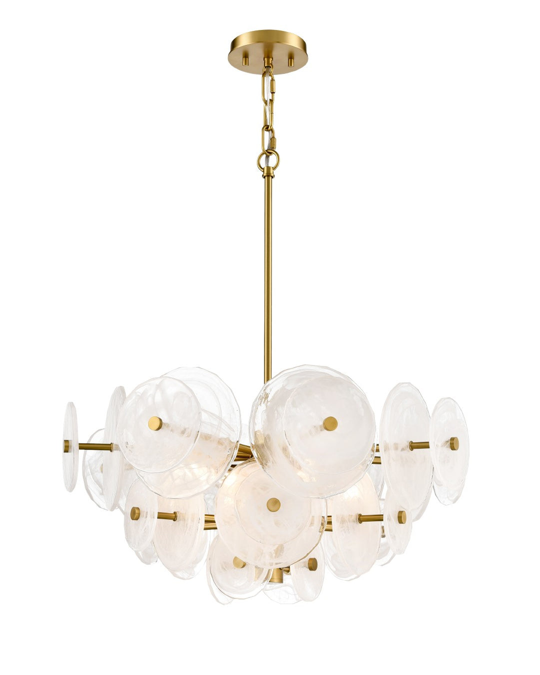 Carousel Six Light Pendant in Brass - available from The Lighting Shoppe, trusted by Canadian homeowners