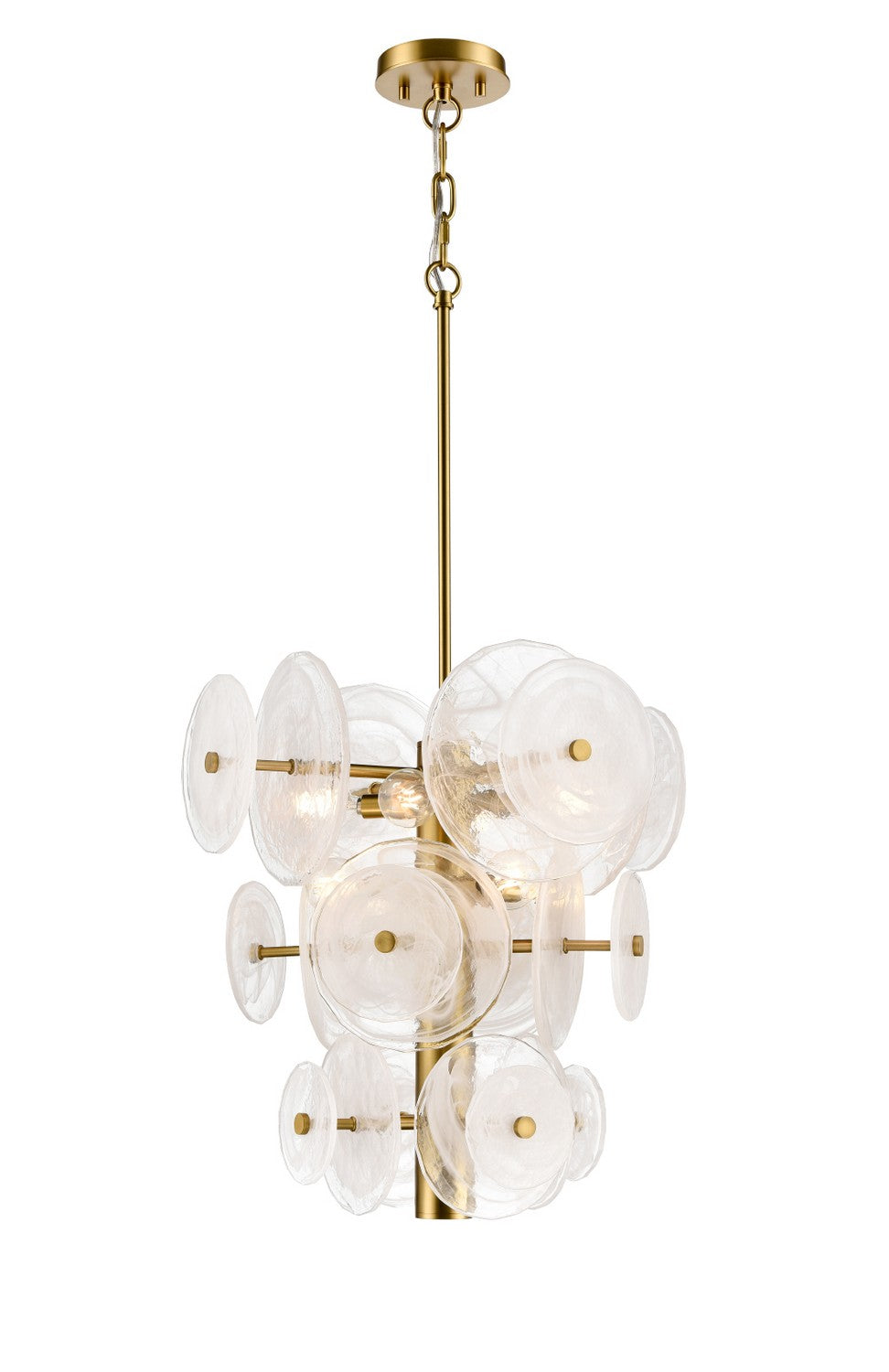 Carousel Eight Light Pendant in Brass - available from The Lighting Shoppe, trusted by Canadian homeowners
