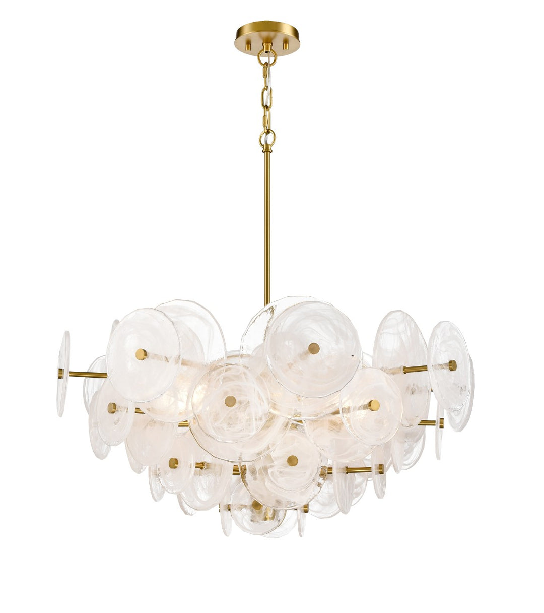 DVI Canada - DVP36525BR-MS - Four Light Pendant - Carousel - Brass