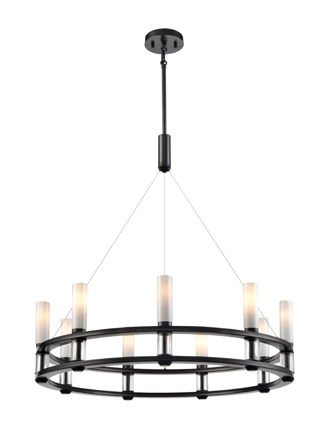 DVI Canada - DVP37824EB-VICE - Nine Light Pendant - Cardinal - Ebony