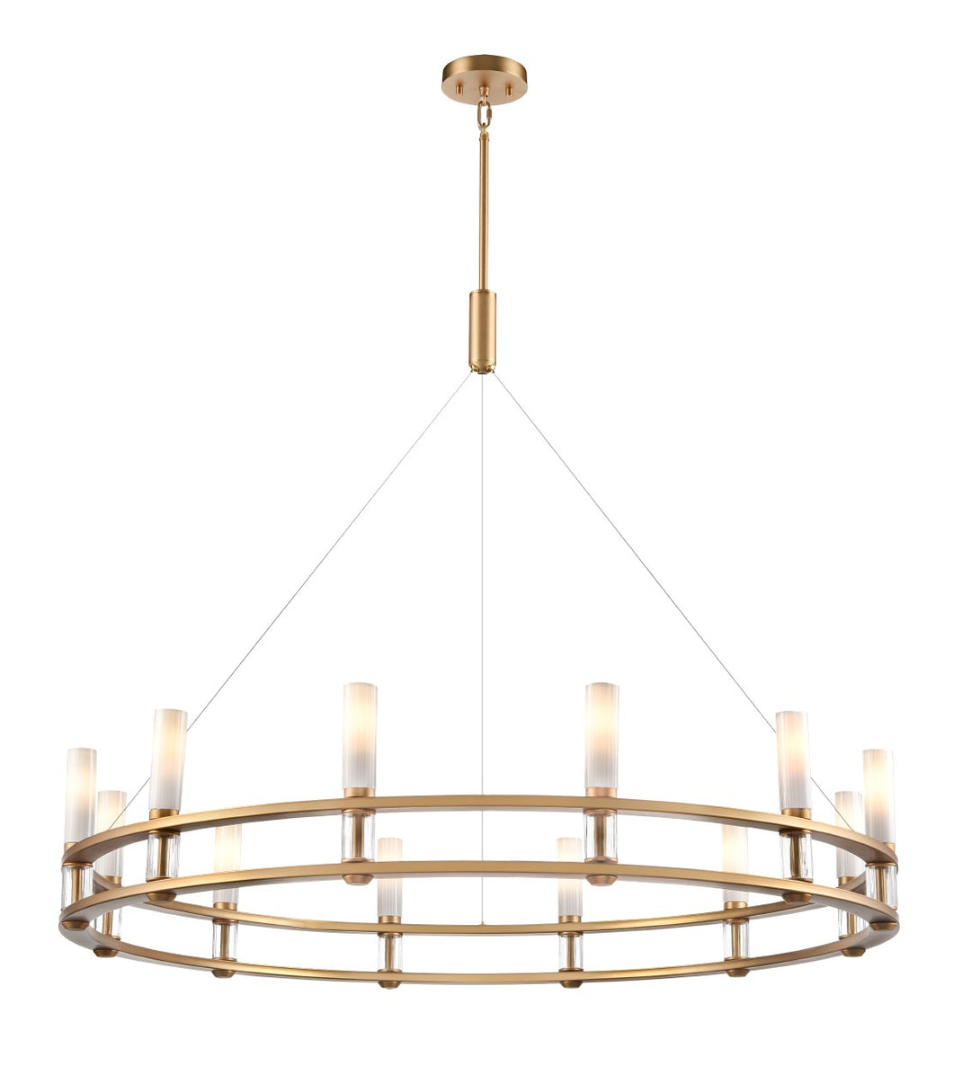 DVI Canada - DVP37829BR-VICE - 12 Light Chandelier - Cardinal - Brass