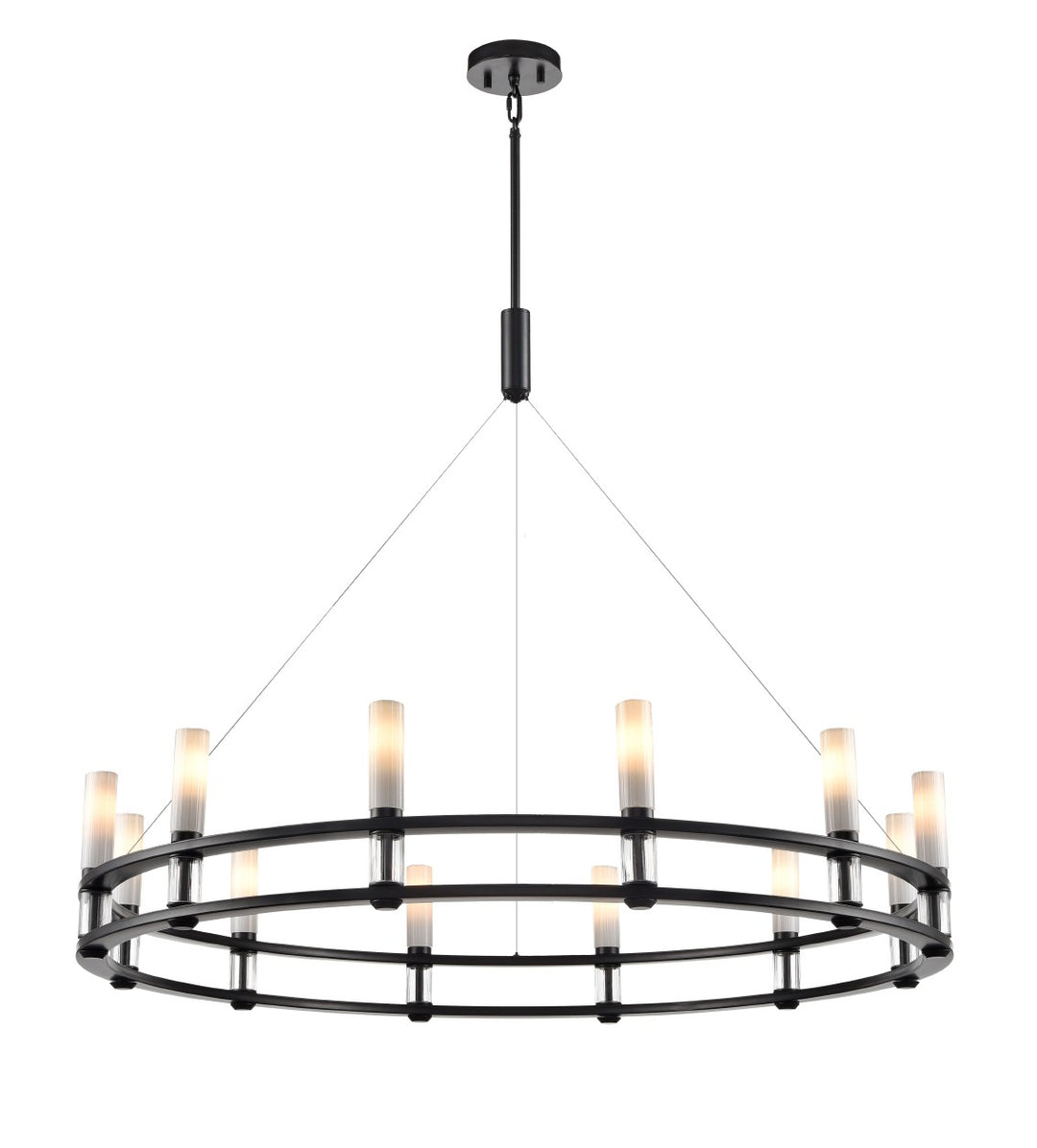 DVI Canada - DVP37829EB-VICE - 12 Light Chandelier - Cardinal - Ebony