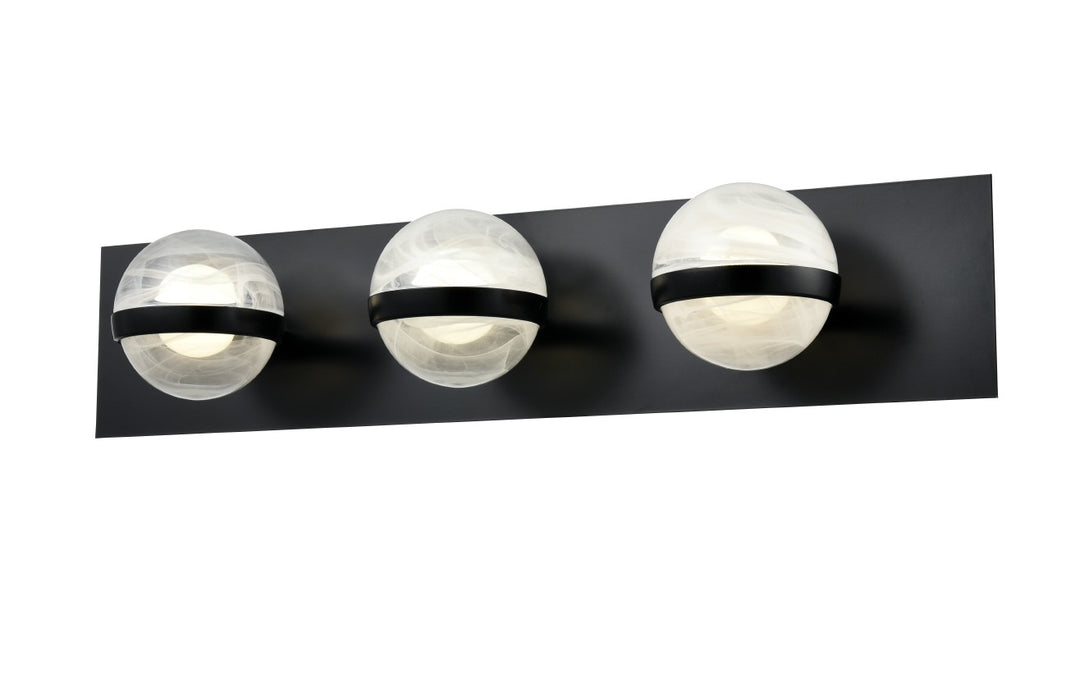 DVI Canada - DVP37943EB-MS - Three Light Vanity - Cirrus - Ebony