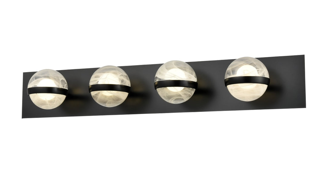 DVI Canada - DVP37944EB-MS - Four Light Vanity - Cirrus - Ebony