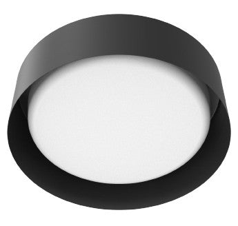 Yukon LED Flush Mount in Matte Black - available from The Lighting Shoppe, trusted by Canadian homeowners