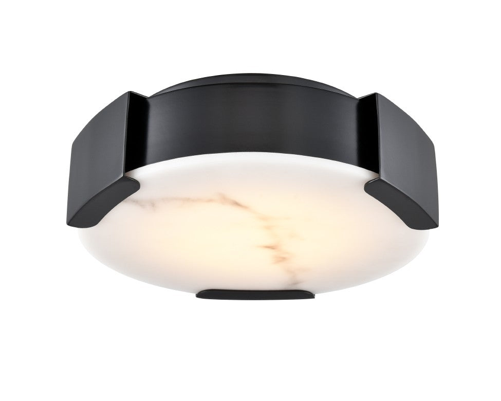 Petra LED Flush Mount in Ebony - available from The Lighting Shoppe, trusted by Canadian homeowners