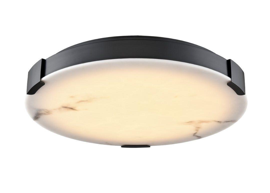 DVI Canada - DVP42048EB-GFA - LED Flush Mount - Petra - Ebony