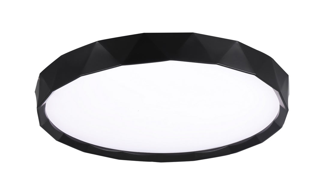 Dawson LED Flush Mount in Matte Black - available from The Lighting Shoppe, trusted by Canadian homeowners