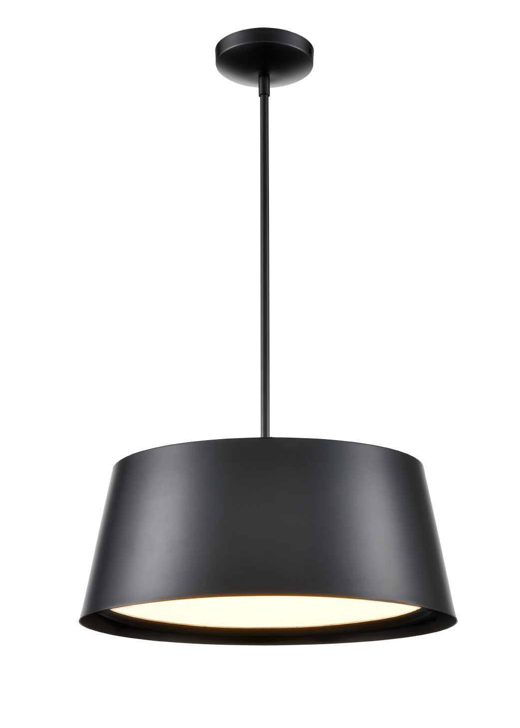 Drumline LED Pendant in Black - available from The Lighting Shoppe, trusted by Canadian homeowners