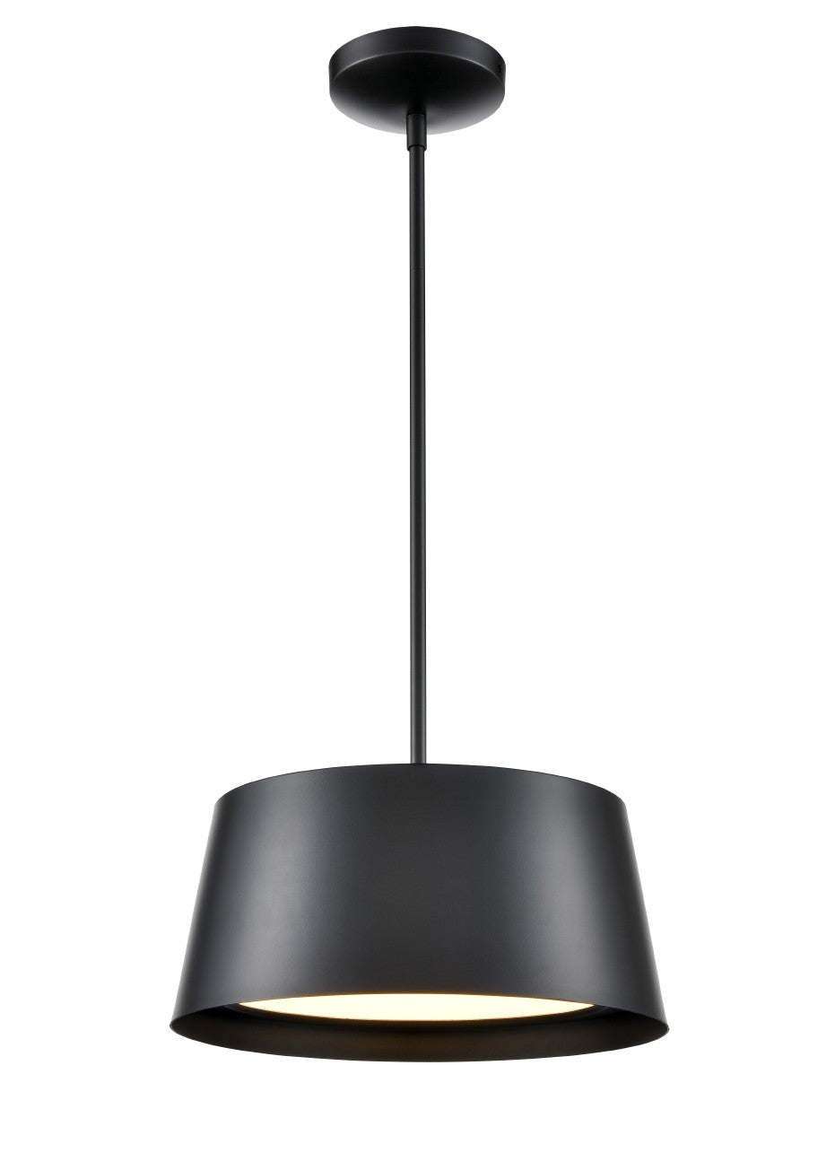 Drumline LED Pendant in Black - available from The Lighting Shoppe, trusted by Canadian homeowners