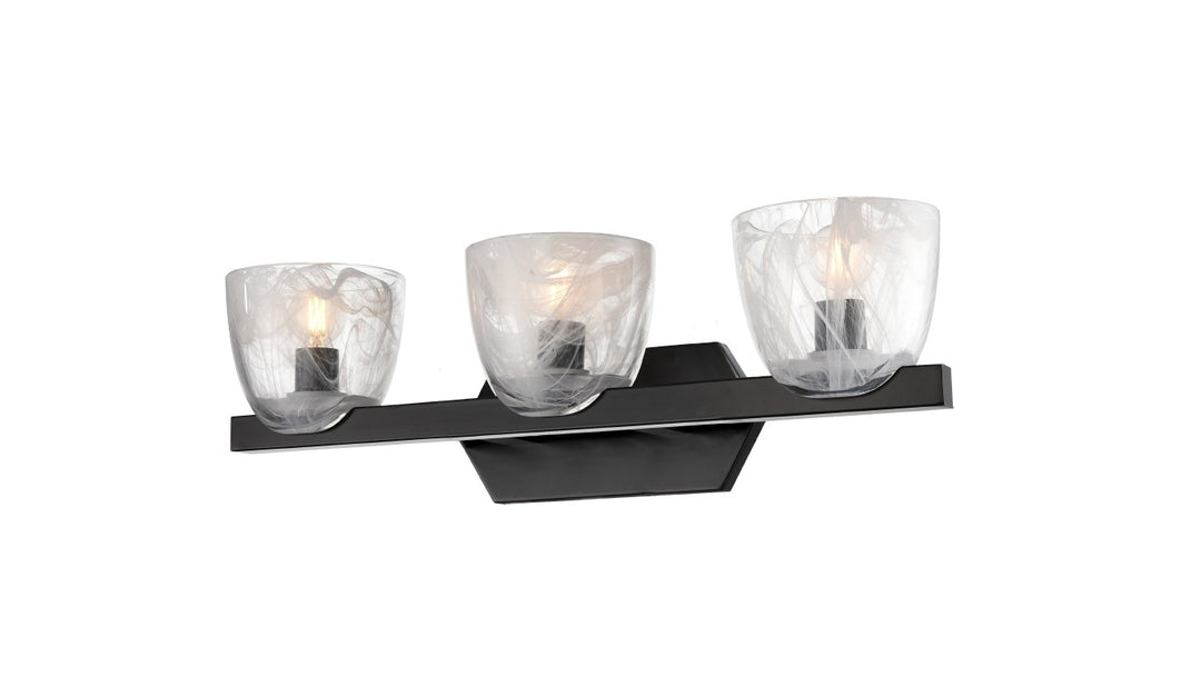 DVI Canada - DVP49843EB-MS - Three Light Vanity - Chalice - Ebony