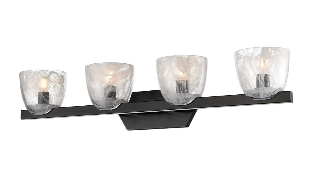 DVI Canada - DVP49844EB-MS - Four Light Vanity - Chalice - Ebony