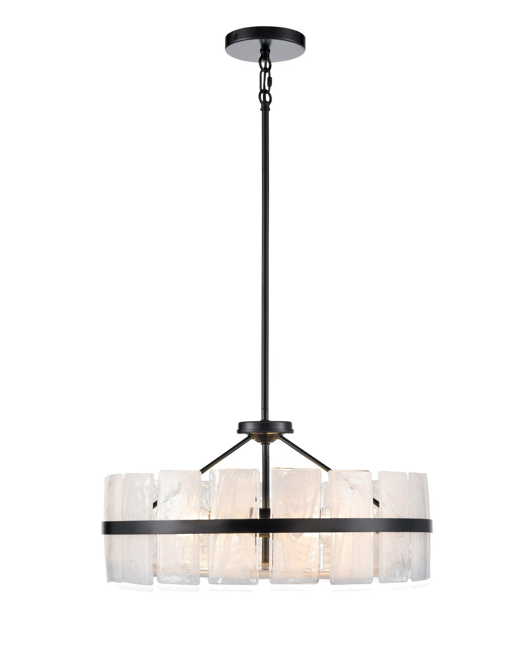 DVI Canada - DVP5206EB-MS - Three Light Pendant - Luna - Ebony
