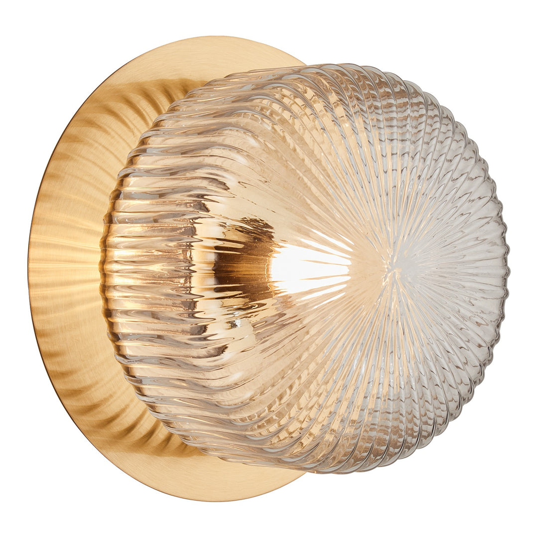 Knobbel LED Wall Sconce in Aged Gold Brass - available from The Lighting Shoppe, trusted by Canadian homeowners