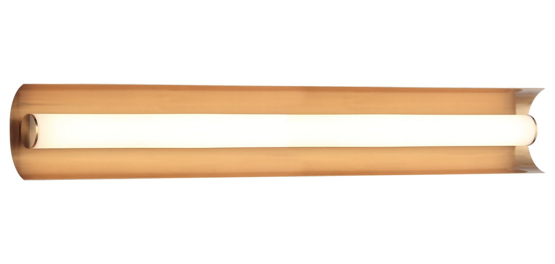 Norvan LED Wall Sconce in Aged Gold Brass - available from The Lighting Shoppe, trusted by Canadian homeowners