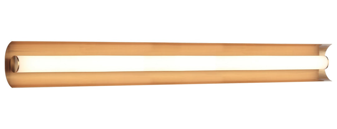 Norvan LED Wall Sconce in Aged Gold Brass - available from The Lighting Shoppe, trusted by Canadian homeowners