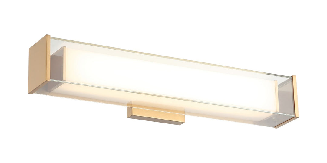 Cardenne LED Wall Sconce in Aged Gold Brass - available from The Lighting Shoppe, trusted by Canadian homeowners