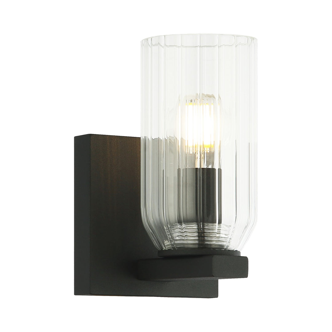Westlock One Light Wall Sconce in Matte Black - available from The Lighting Shoppe, trusted by Canadian homeowners