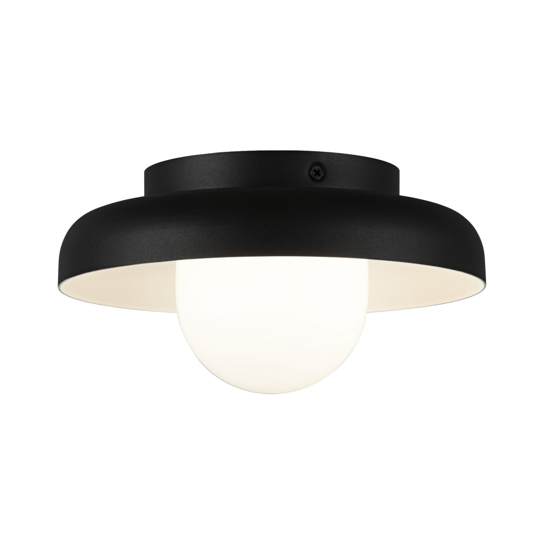 Creston LED Ceiling Mount in Matte Black - available from The Lighting Shoppe, trusted by Canadian homeowners