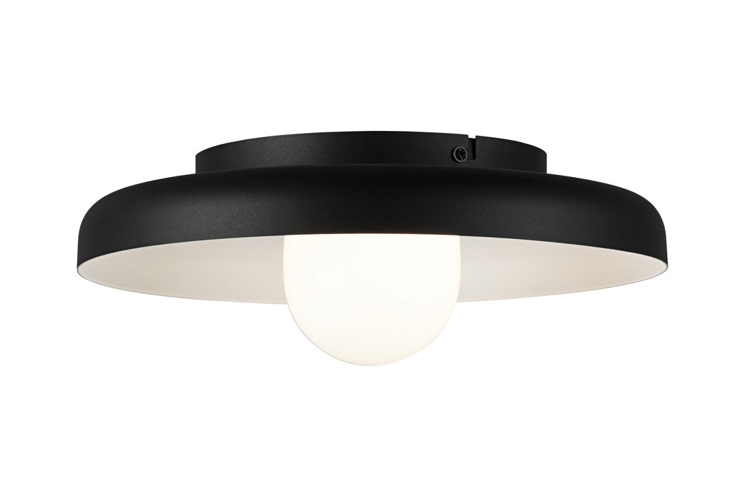 Creston LED Ceiling Mount in Matte Black - available from The Lighting Shoppe, trusted by Canadian homeowners