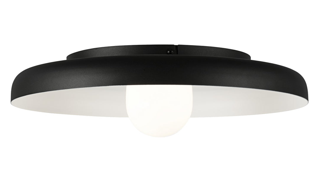 Creston LED Ceiling Mount in Matte Black - available from The Lighting Shoppe, trusted by Canadian homeowners