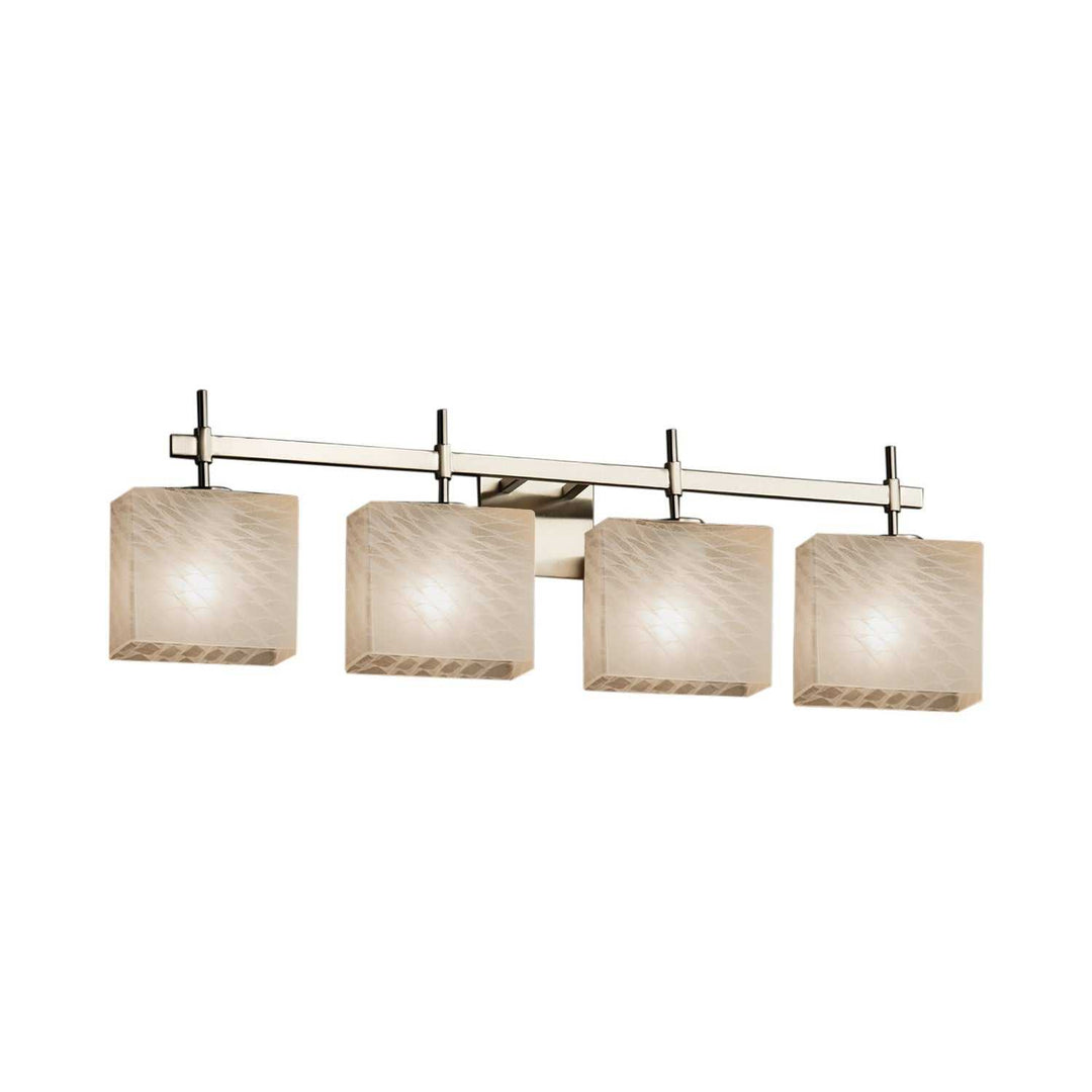 Fusion LED Bath Bar in Brushed Nickel Justice Designs