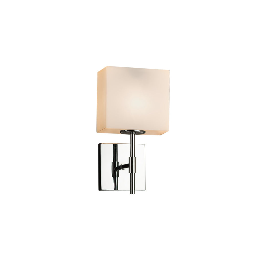 Justice Designs - FSN-8417-55-OPAL-CROM-LED1-700 - LED Wall Sconce - Fusion - Polished Chrome