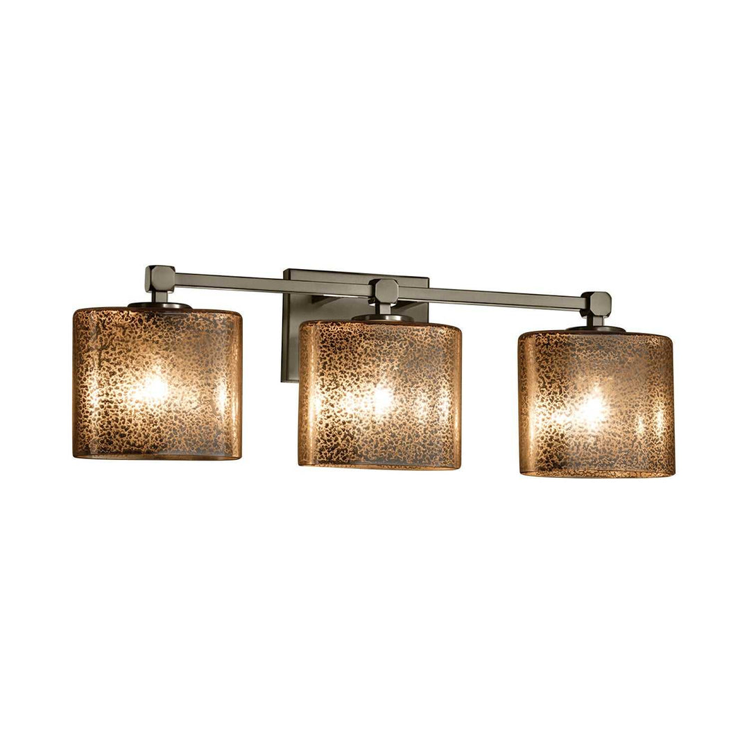 Fusion Three Light Bath Bar in Brushed Nickel Justice Designs
