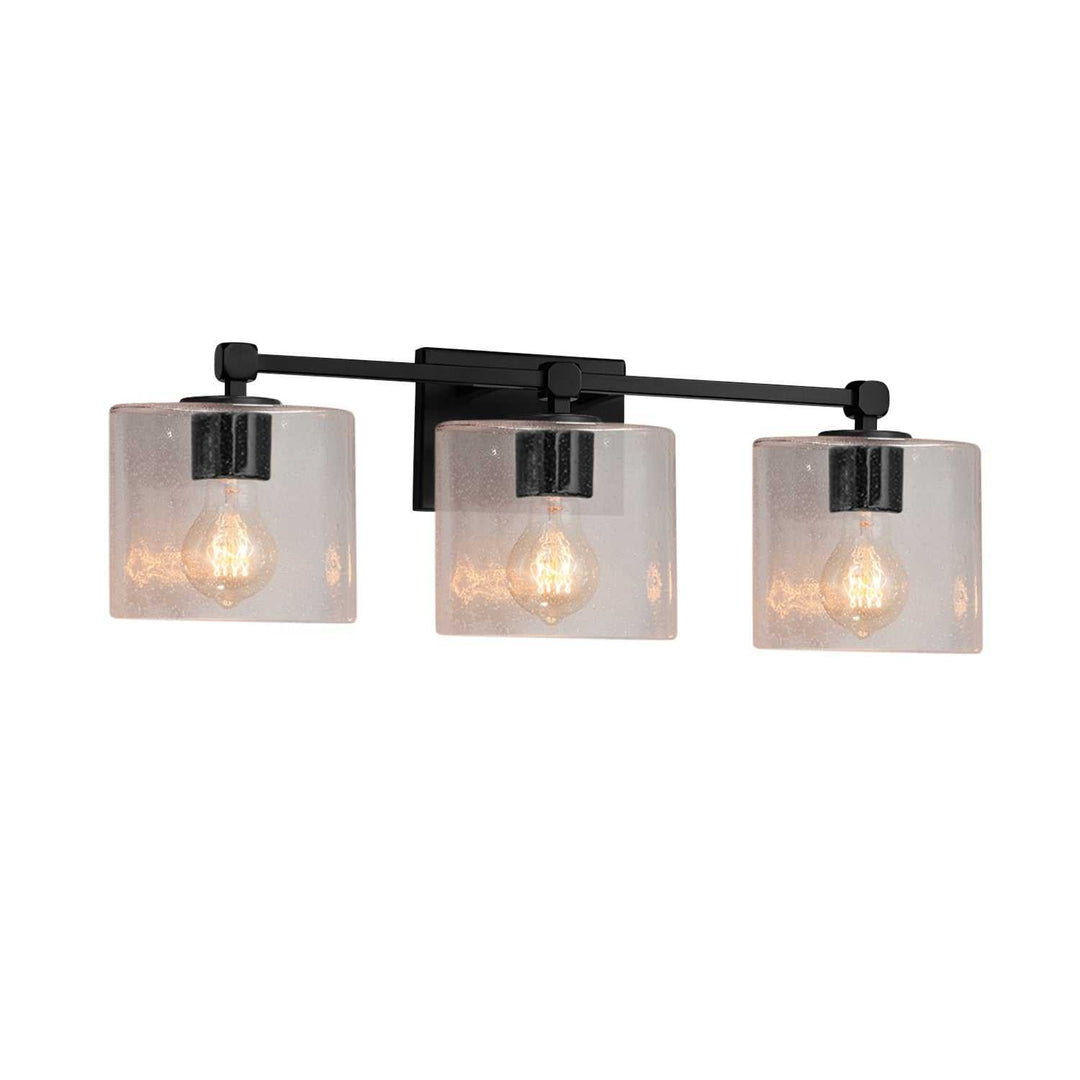 Fusion LED Bath Bar in Matte Black Justice Designs