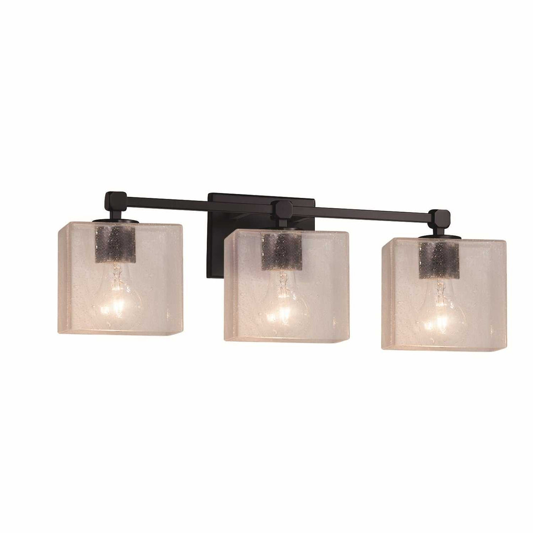 Fusion LED Bath Bar in Matte Black Justice Designs