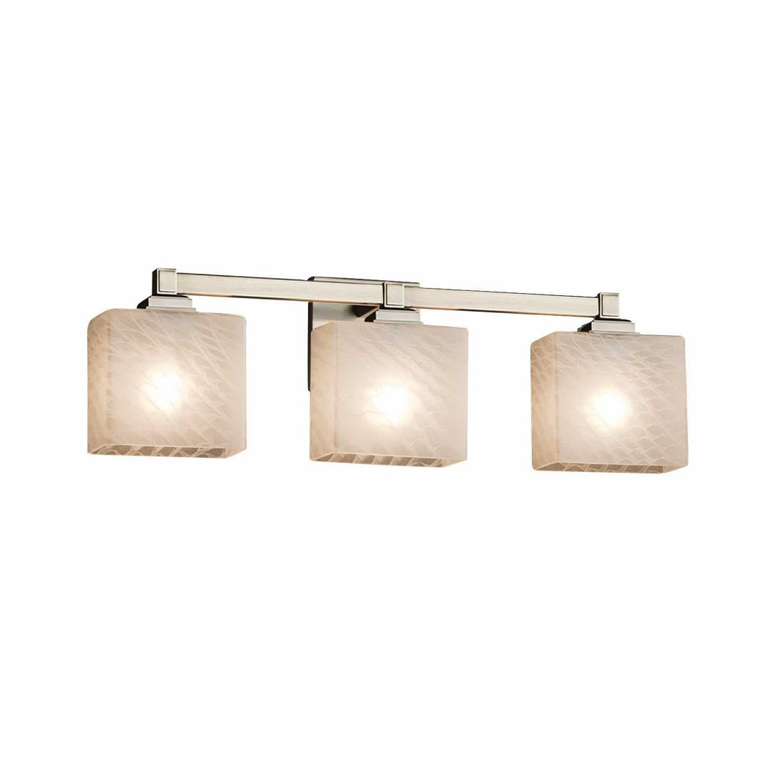 Fusion LED Bath Bar in Brushed Nickel Justice Designs