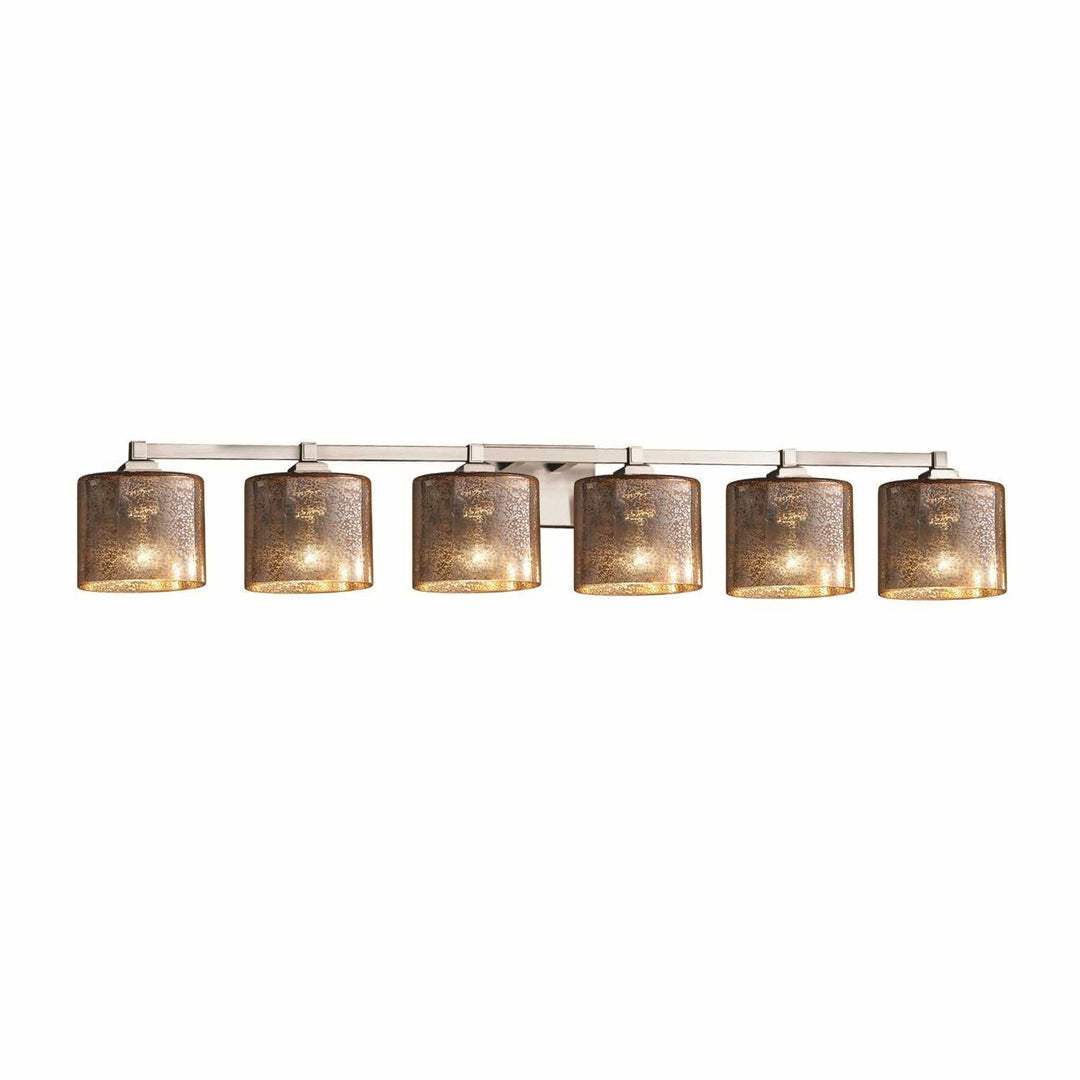 Fusion LED Bath Bar in Brushed Nickel Justice Designs
