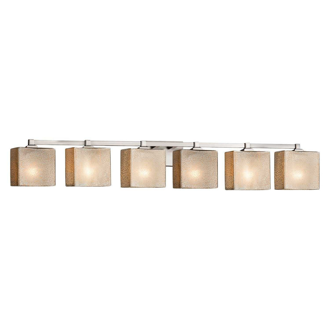 Fusion LED Bath Bar in Brushed Nickel Justice Designs
