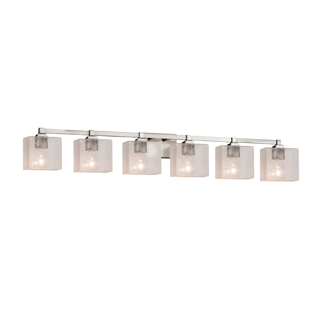 Justice Designs - FSN-8436-55-SEED-NCKL-LED6-4200 - LED Bath Bar - Fusion - Brushed Nickel