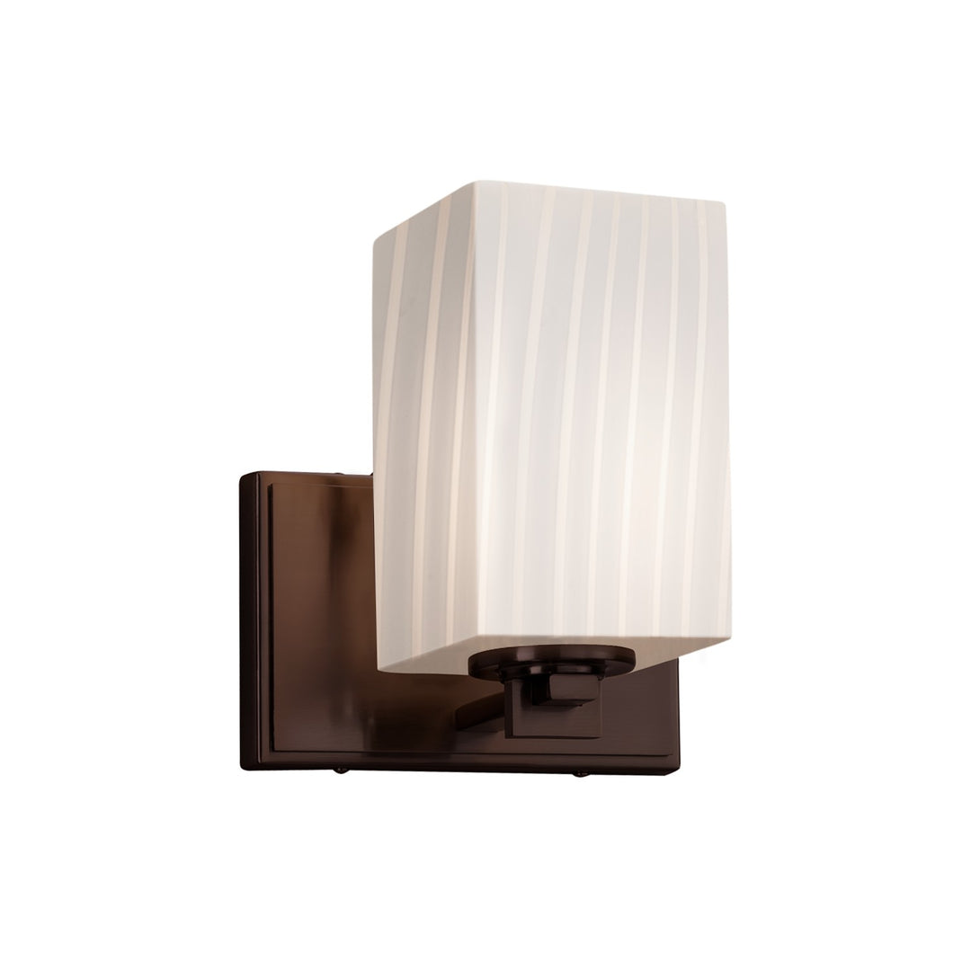 Justice Designs - FSN-8441-15-RBON-DBRZ-LED1-700 - LED Wall Sconce - Fusion - Dark Bronze
